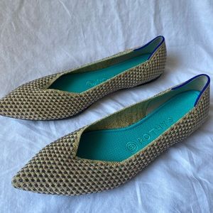 Rothy’s Multi Metallic Flats